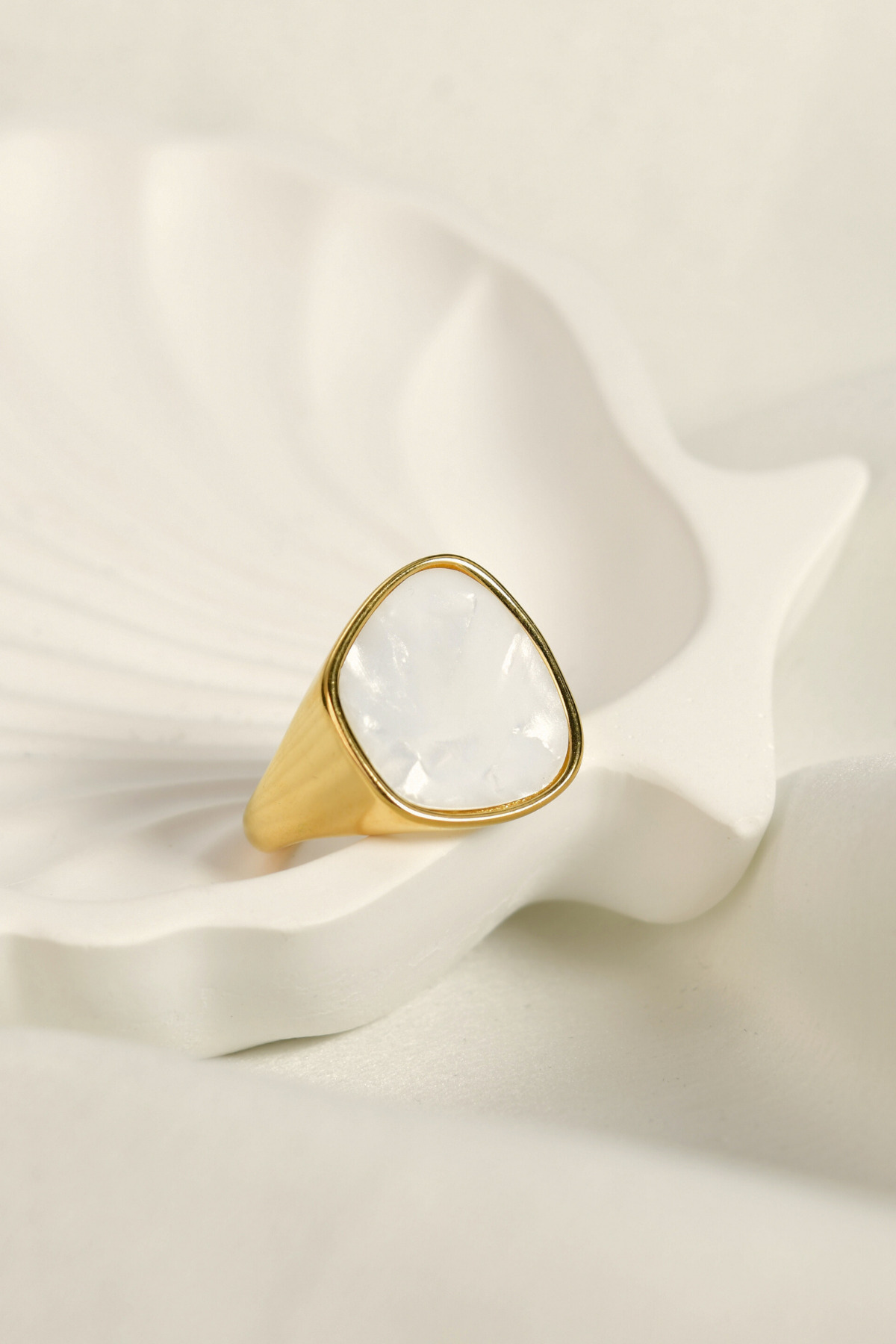 Üzeri Kaplı Asimetrik Ayarlanabilir Çelik Yüzük