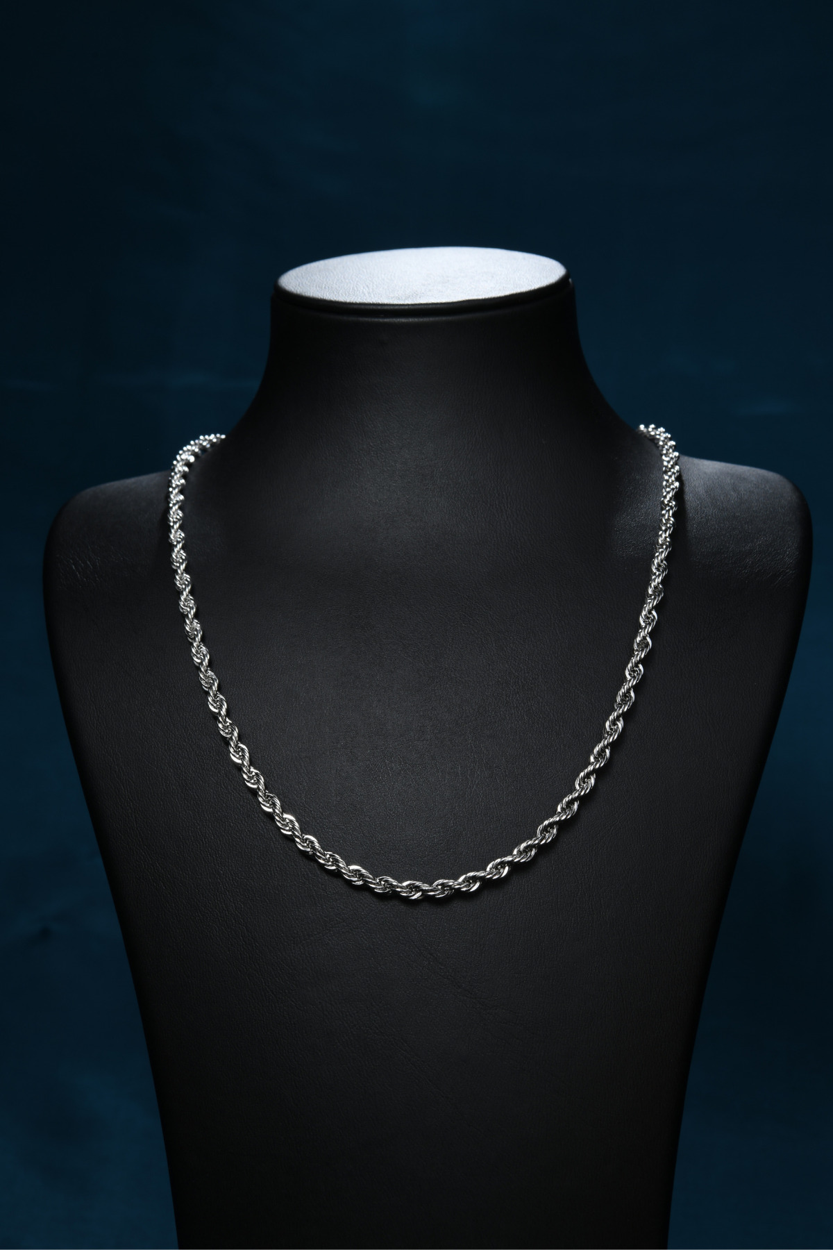 Burgu Model Unisex Çelik Zincir Kolye 4mm