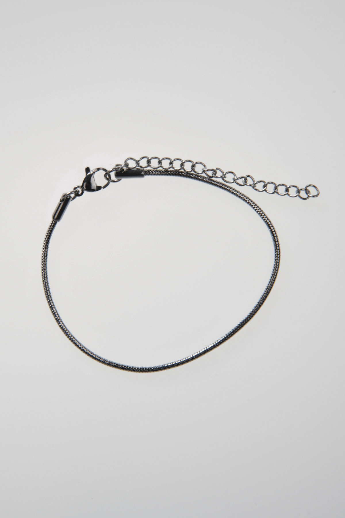 Yılan Model Unisex Çelik Zincir Bileklik