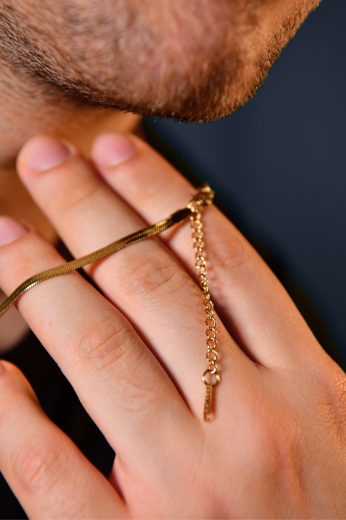 İtalyan Ezme Model Unisex Çelik Zincir Kolye 3 Mm