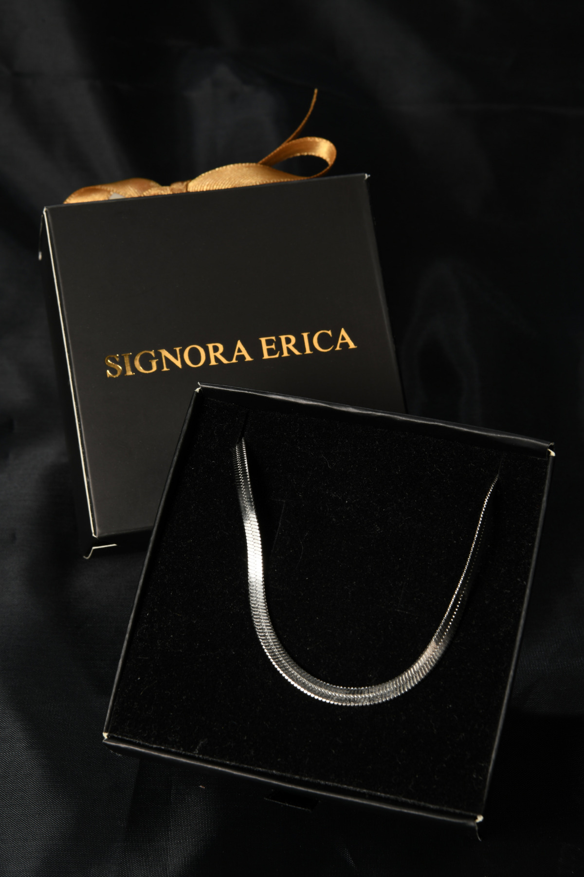 İtalyan Ezme Model Unisex Çelik Zincir Kolye 4 Mm