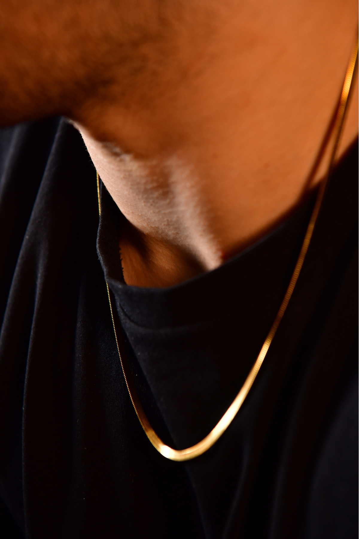 İtalyan Ezme Model Unisex Çelik Zincir Kolye 3 Mm