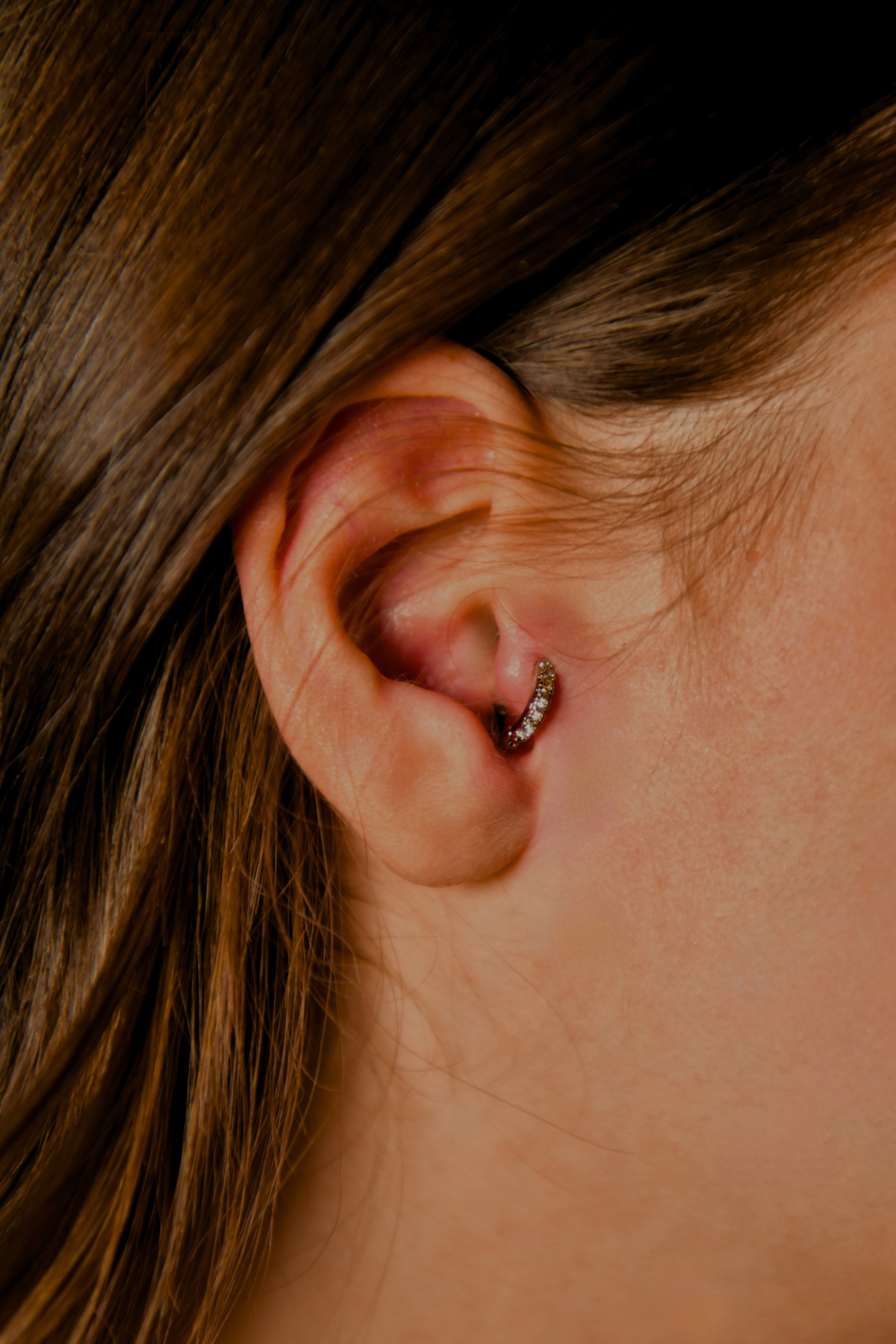 5 Sıra Taşlı Çelik Küpe/Piercing