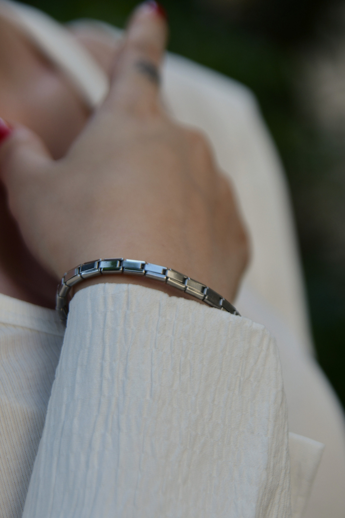 İtalyan Çelik Unisex Bileklik 5mm