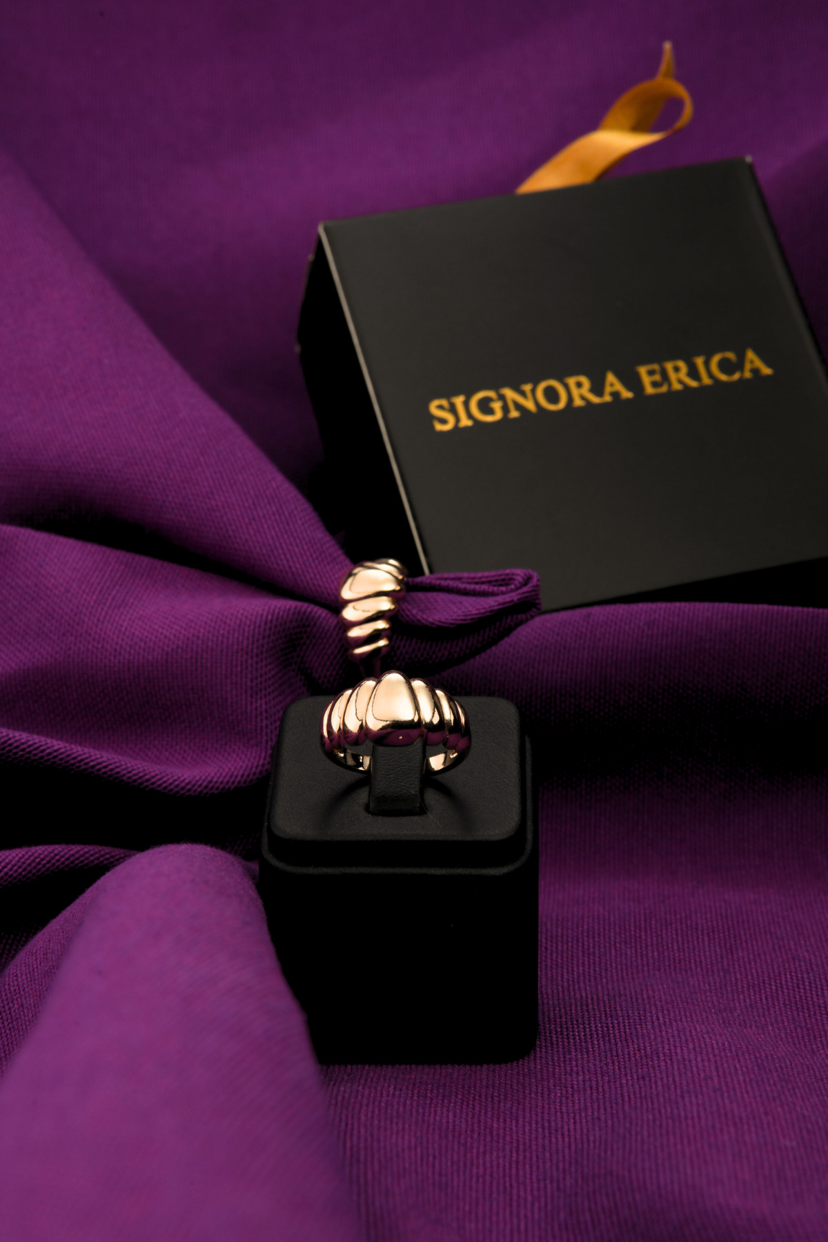 Ayarlanabilir İstiridye Desenli Yüzük Ayarlanabilir Çelik Görünümlü Xp