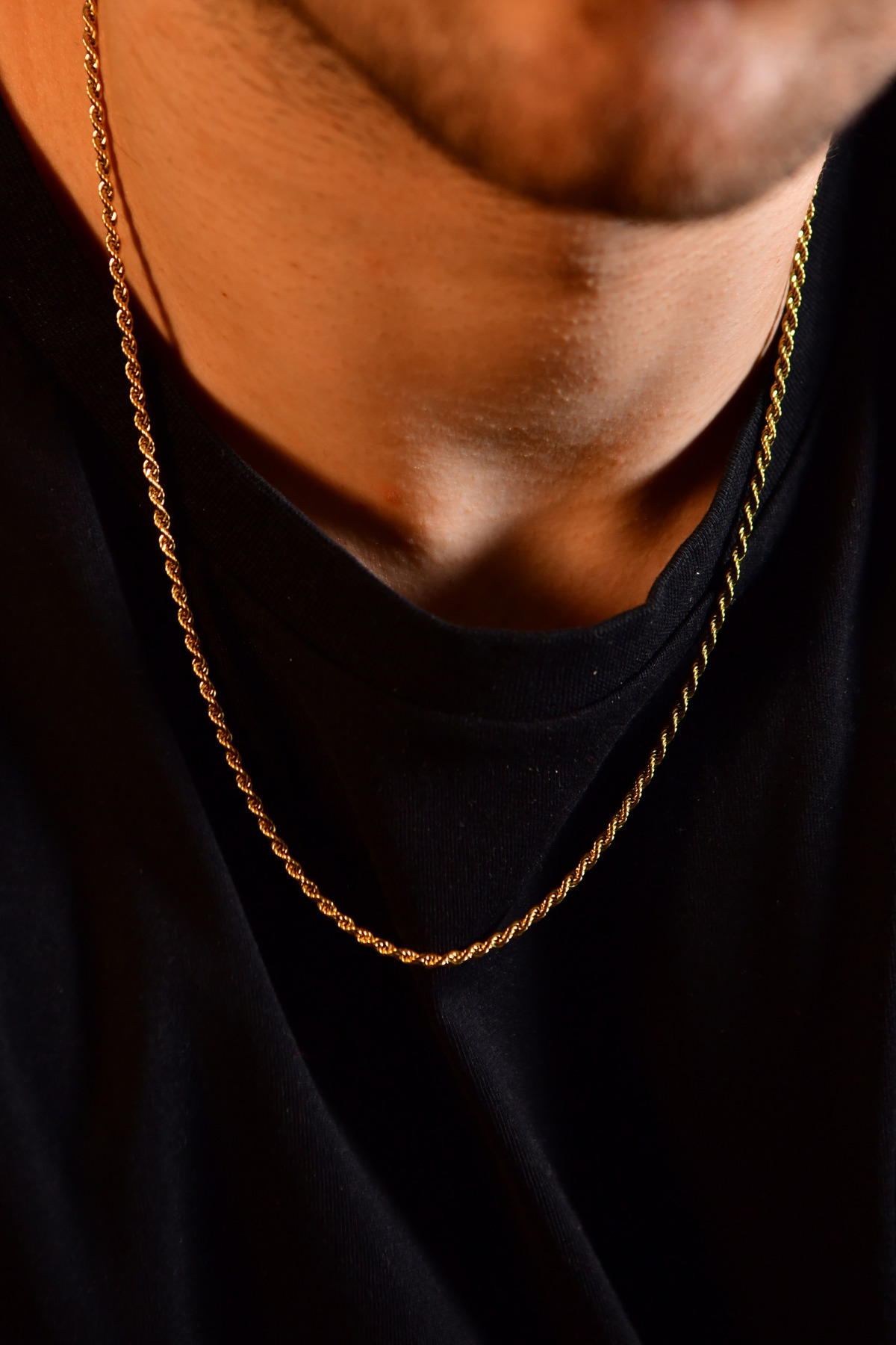 Burgu Model Unisex Çelik Zincir Kolye 2 Mm