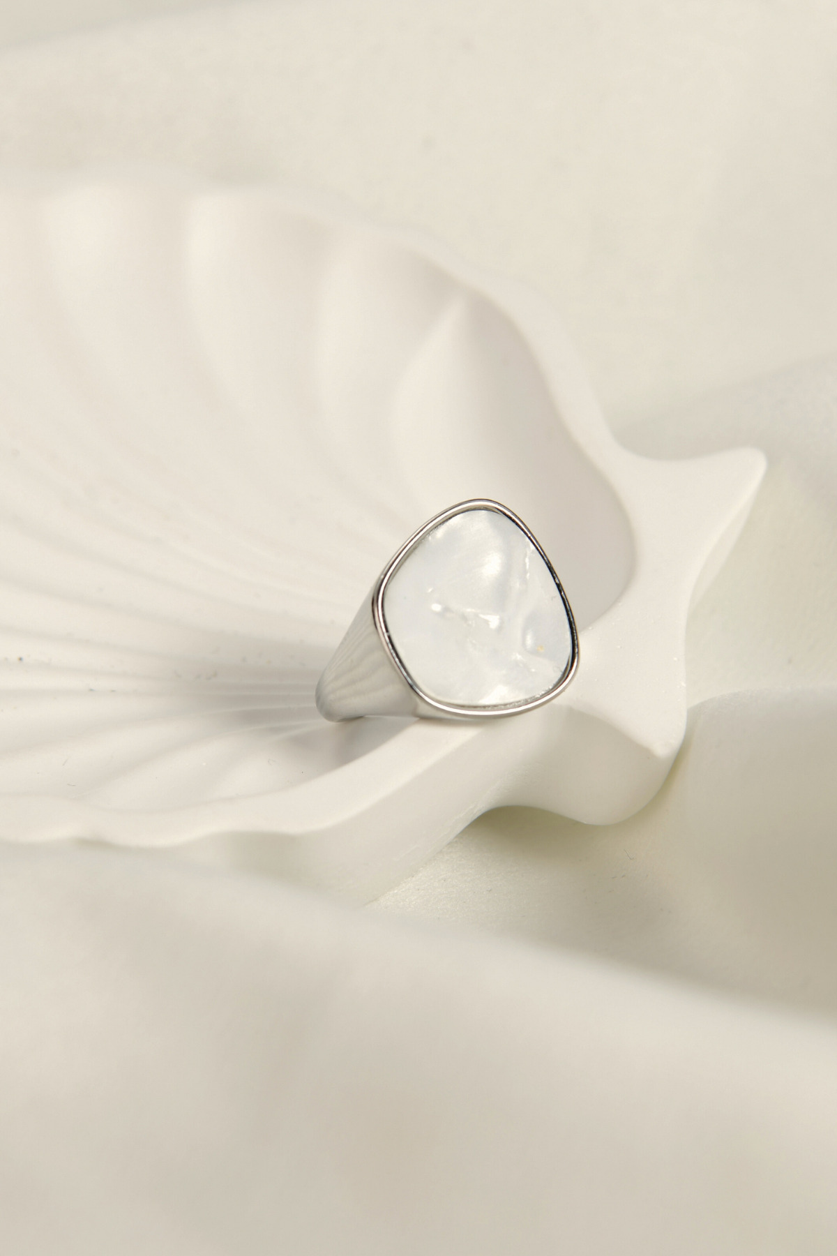 Üzeri Kaplı Asimetrik Ayarlanabilir Çelik Yüzük