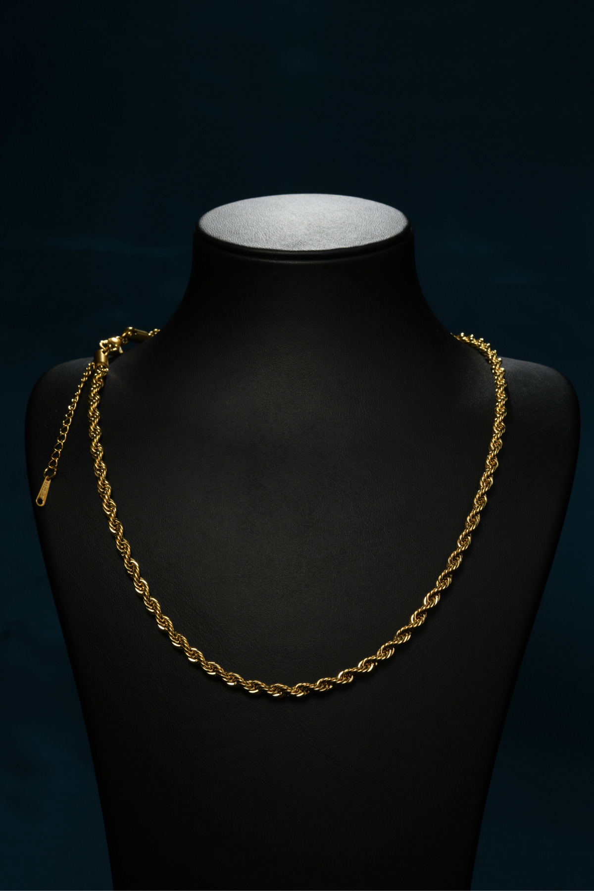 Burgu Model Unisex Çelik Zincir Kolye 4 Mm