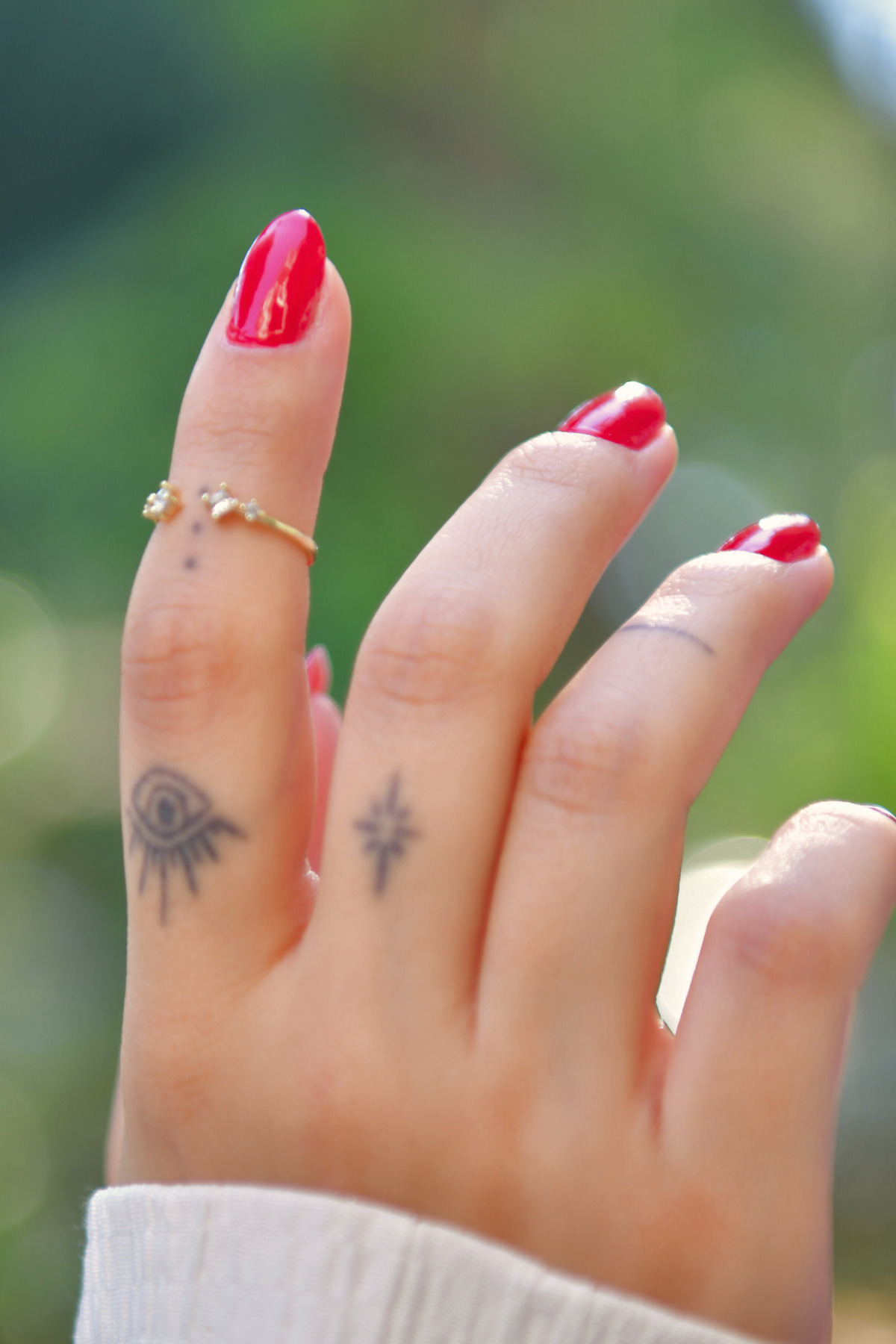 Üzeri Bir Büyük Bir Küçük Taşlı Çift Taraflı Ayarlanabilir Çelik Görünümlü Xp Yüzük