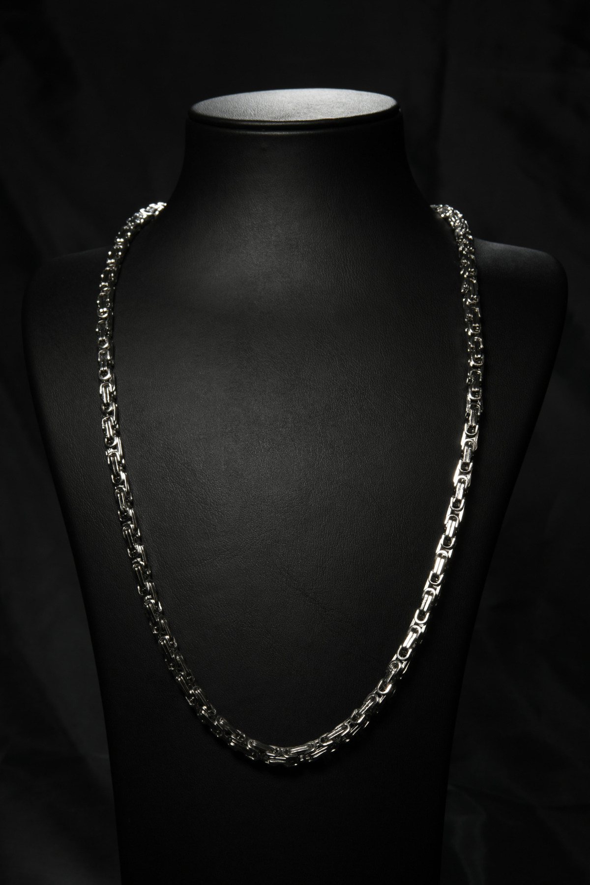 Kral Model Erkek Çelik Zincir Kolye 5 mm