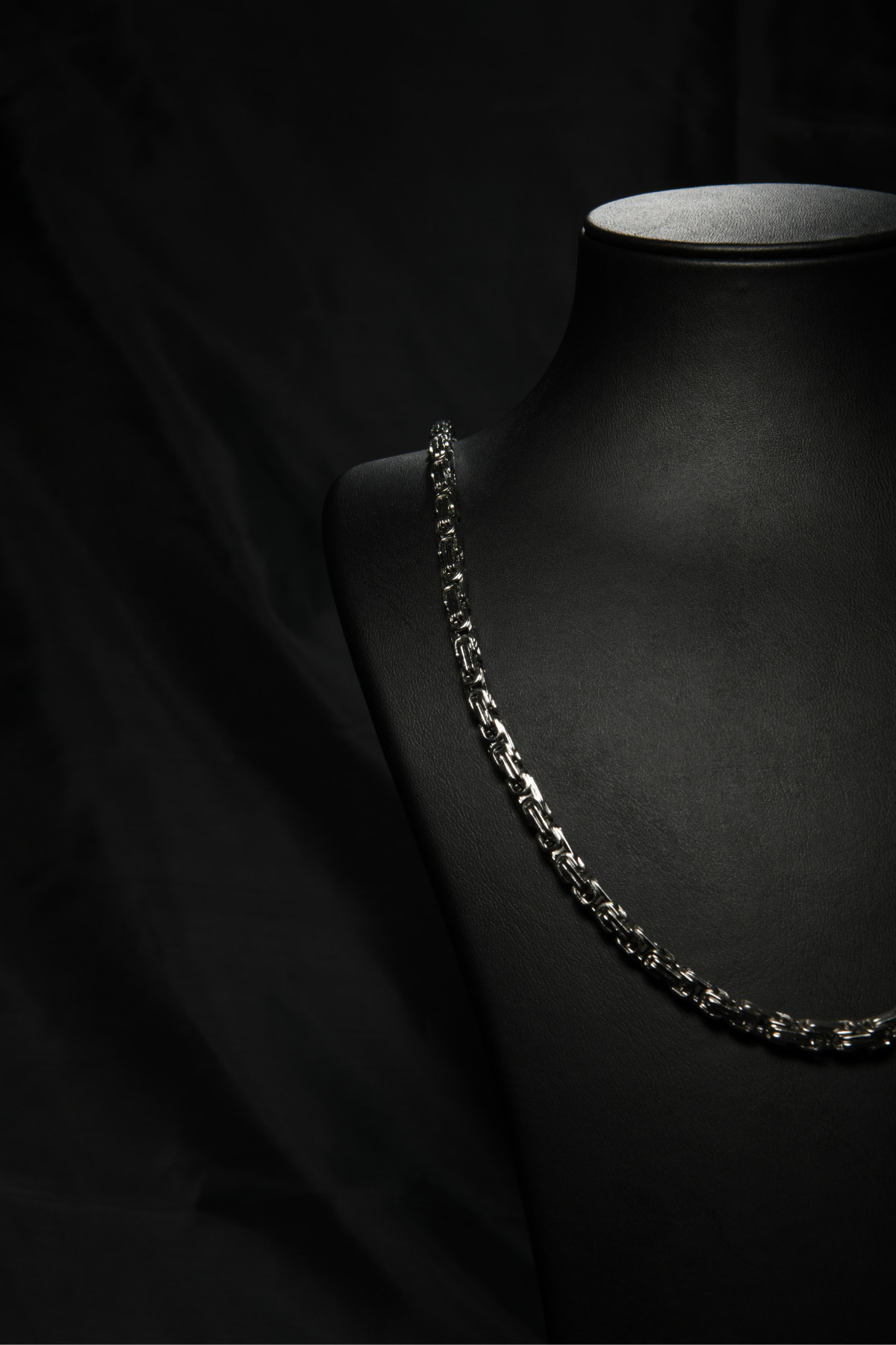 Kral Model Erkek Çelik Zincir Kolye 5 mm